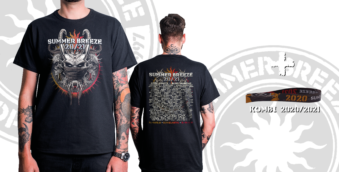 SUMMER BREEZE 2020/21 Kombi, T-Shirt + Wristband Bundle