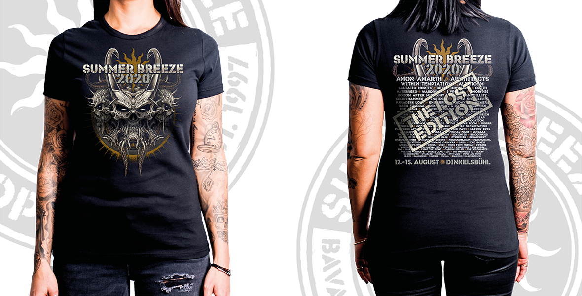 Masked Skull - The Lost Edition, Girlie Shirt - Support 2020