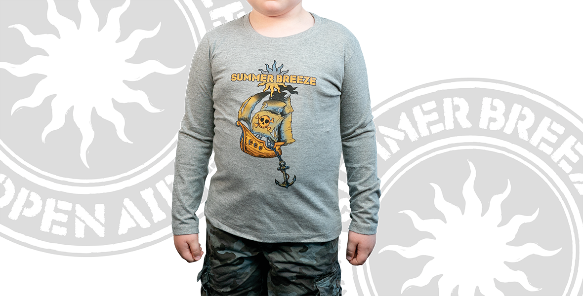  Pirate Ship, Kids Longsleeve 