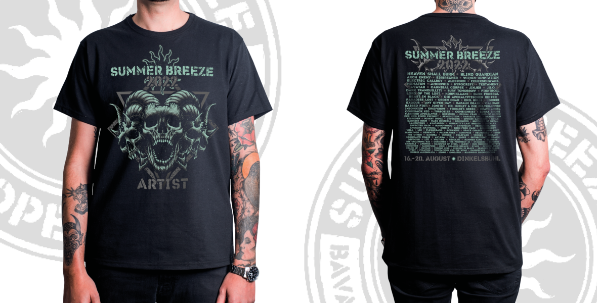 Artist Design 2022, T-Shirt - SUMMER BREEZE 2022