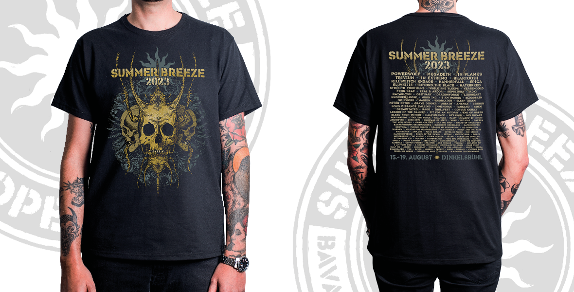  Main Design / Skull 2023, T-Shirt 