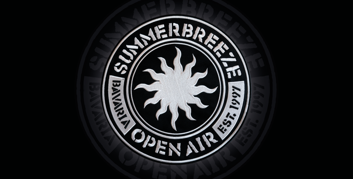 Emblem Backpatch Rund, Gestickt