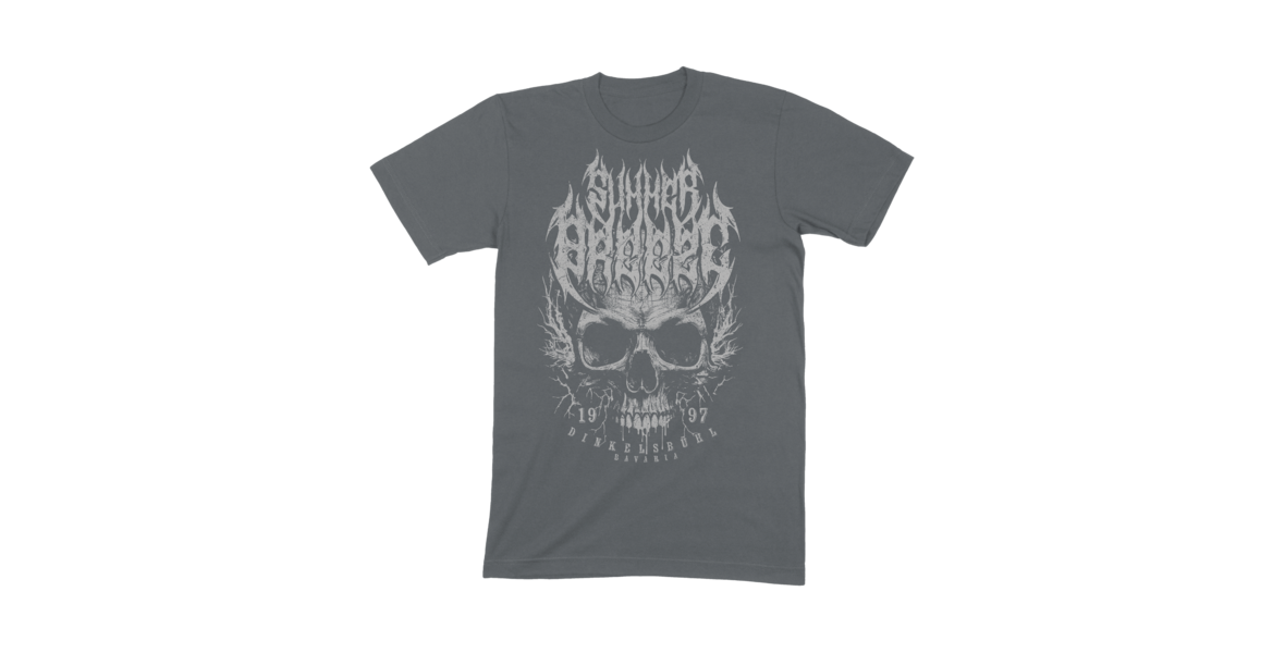 Death Metal Logo, Charcoal T-Shirt