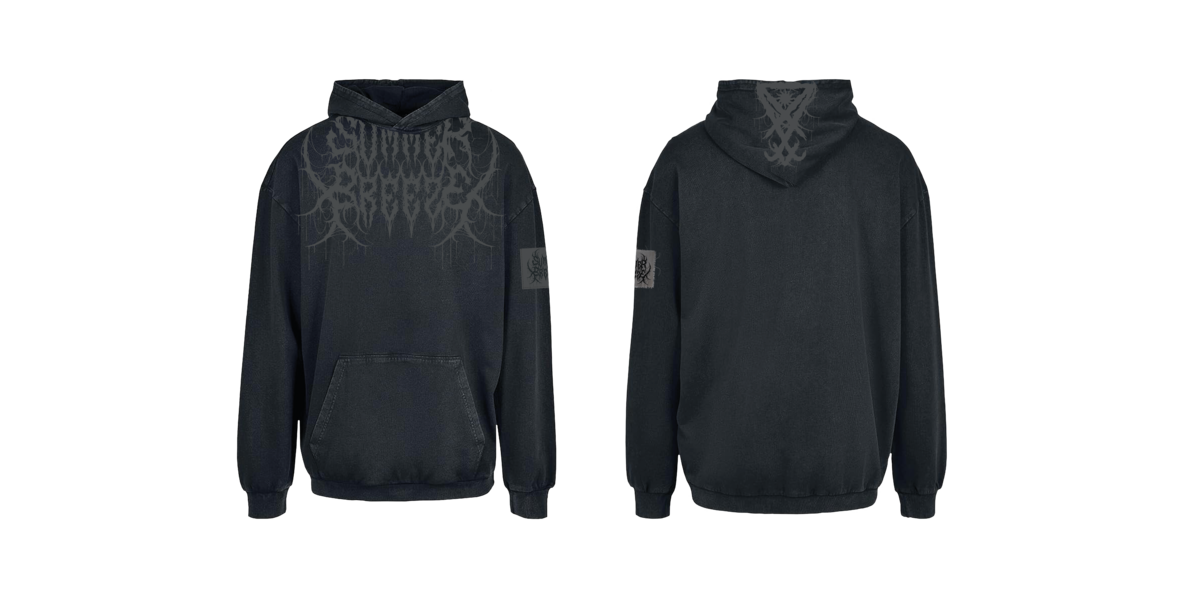 Black Metal Logo, Hoodie Customized