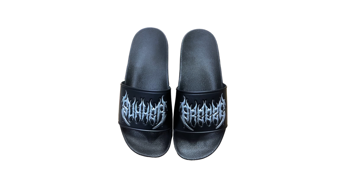  Death Metal Logo , Badeschlappen  