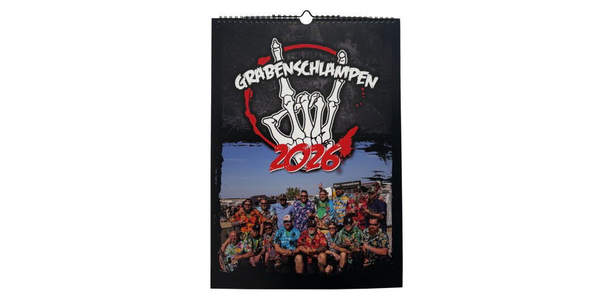  Grabenschlampen Kalender , Jahreskalender 2026 