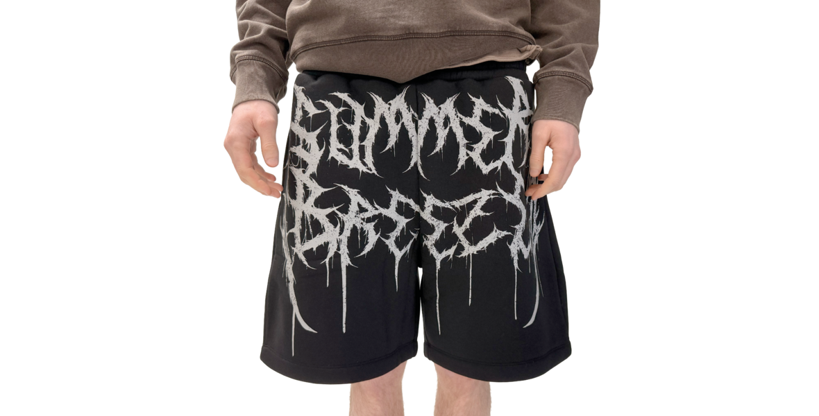 Black Metal Shorts