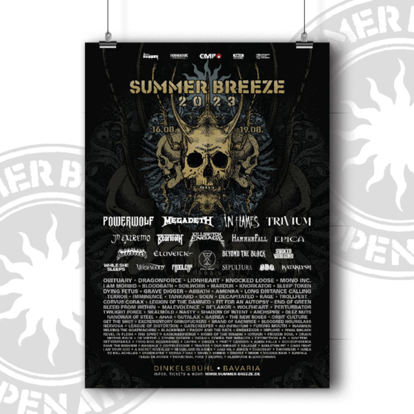 Poster A1 jetzt Tickets im offiziellen Summer Breeze kaufen!