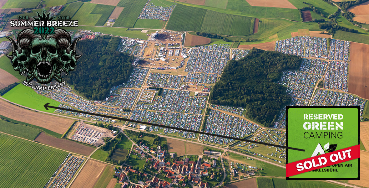 Tickets Reserved GREEN Camping - 2022, + Portable Toilet(s) in Summer Breeze Open Air 2022