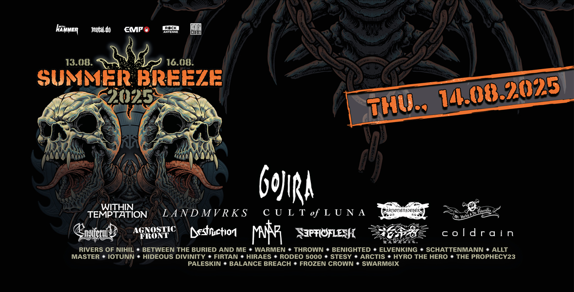 Tickets THURSDAY - DAY TICKET , SUMMER BREEZE 2025 in Sinbronn