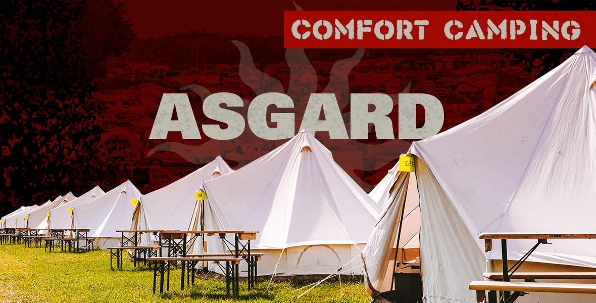 Tickets ASGARD Small, Red Area - Comfort Camping - 2025 in Sinbronn