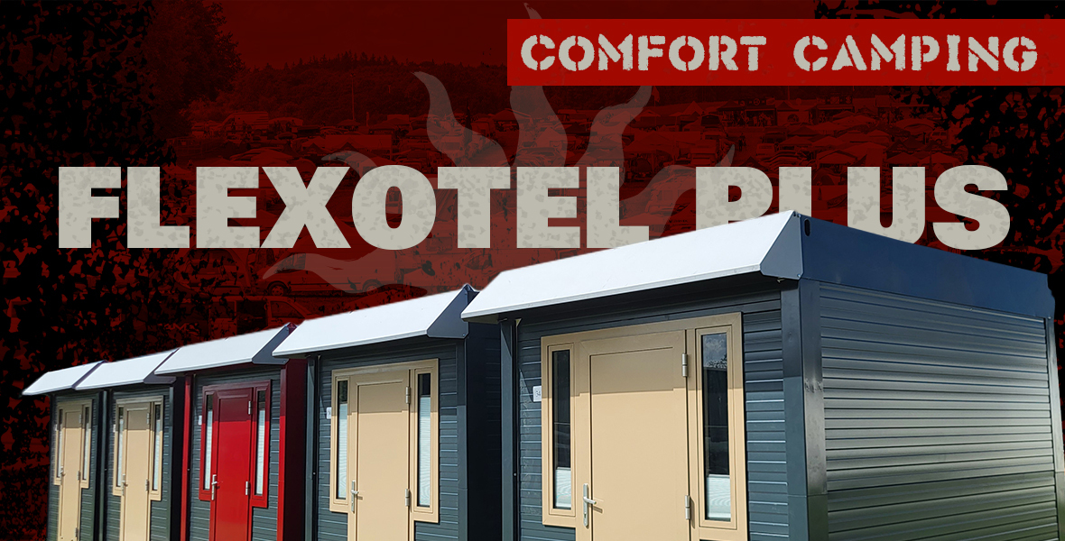 Tickets Flexotel Zimmer, Red Area - Comfort Camping - 2025 in Sinbronn