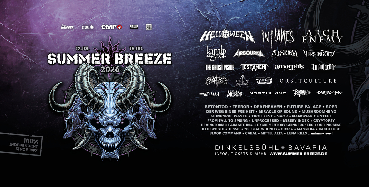 Tickets SUMMER BREEZE 2026, Festivalticket in Sinbronn