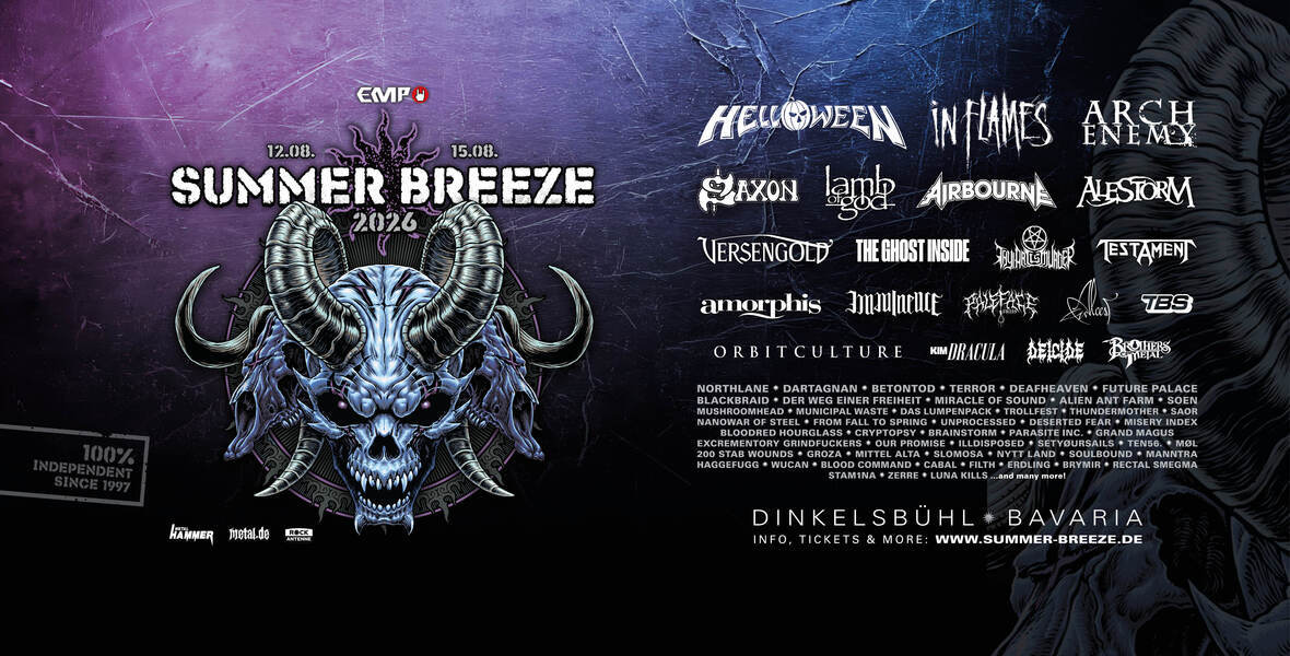 Tickets SUMMER BREEZE 2026, Festivalticket in Sinbronn