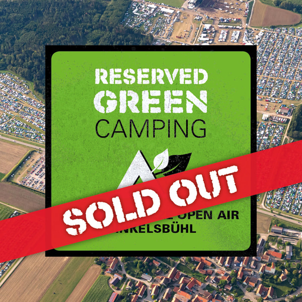 Tickets kaufen für Reserved GREEN Camping  - 2022 am 16.08.2022