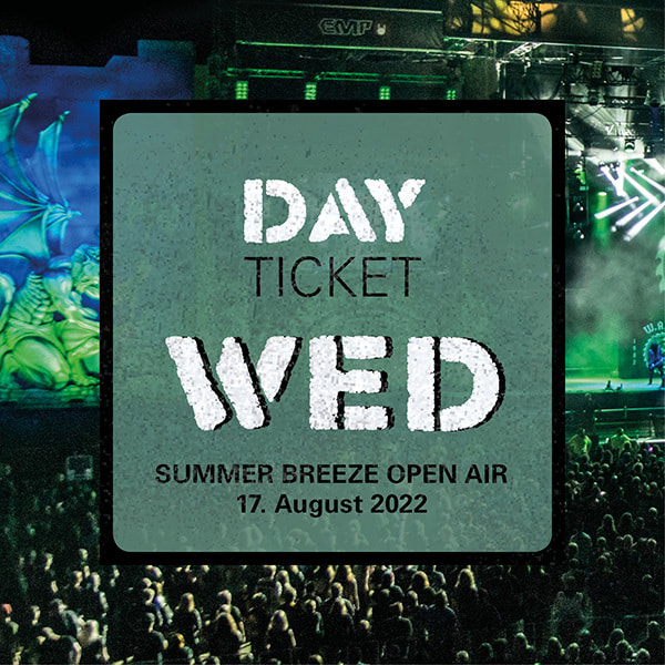 Tickets kaufen für WEDNESDAY - DAY TICKET am 17.08.2022