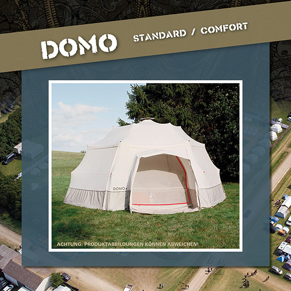 Tickets kaufen für  DOMO - COMFORT CAMPING - 2023 am 15.08.2023