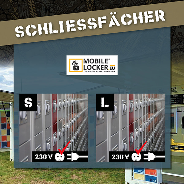 Tickets kaufen für Schließfächer/Lockers  am 15.08.2023